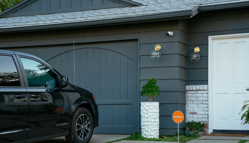 Vivint home security camera in Flint